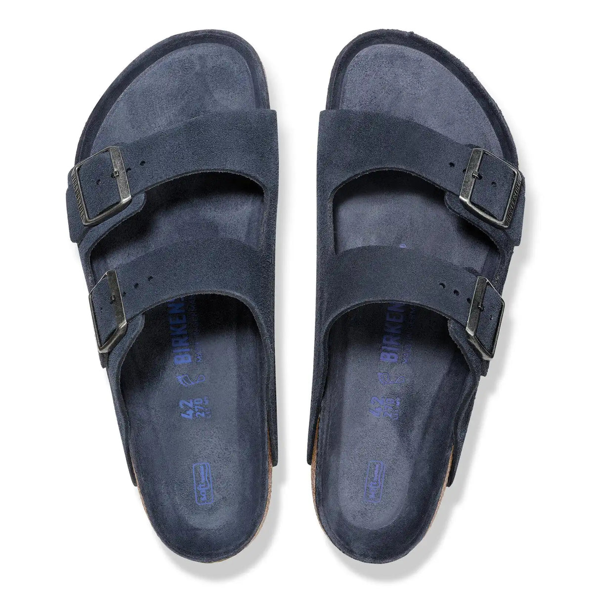 Arizona Soft Footbed Suede Leather New Navy Tonal