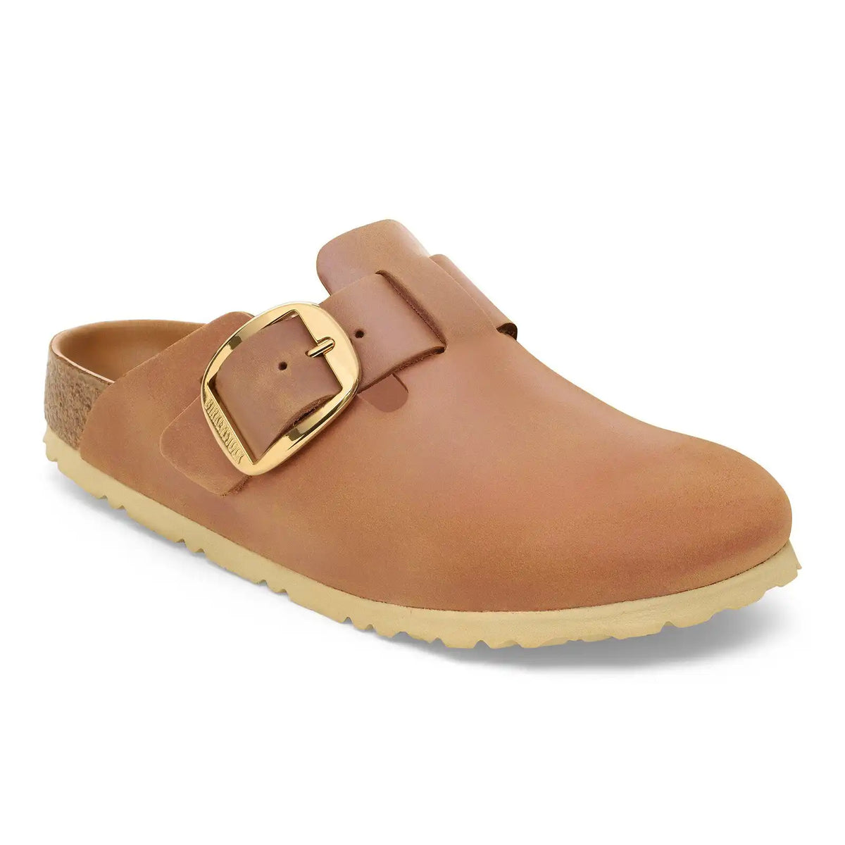 Boston Big Buckle Natural Leather Oiled Cognac