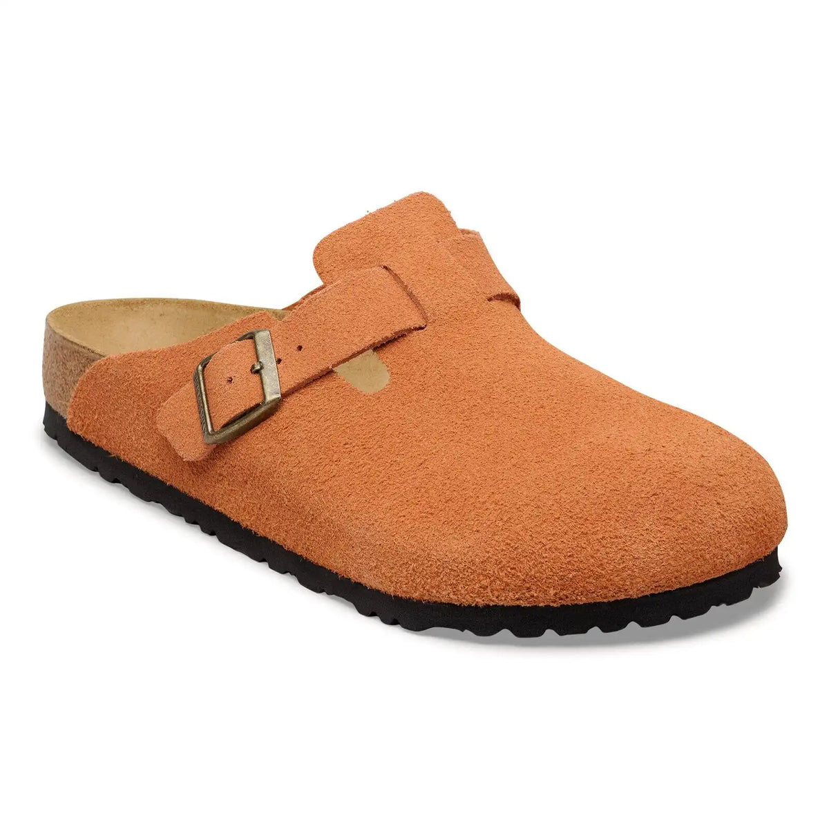 Boston Suede Leather Dark Rust