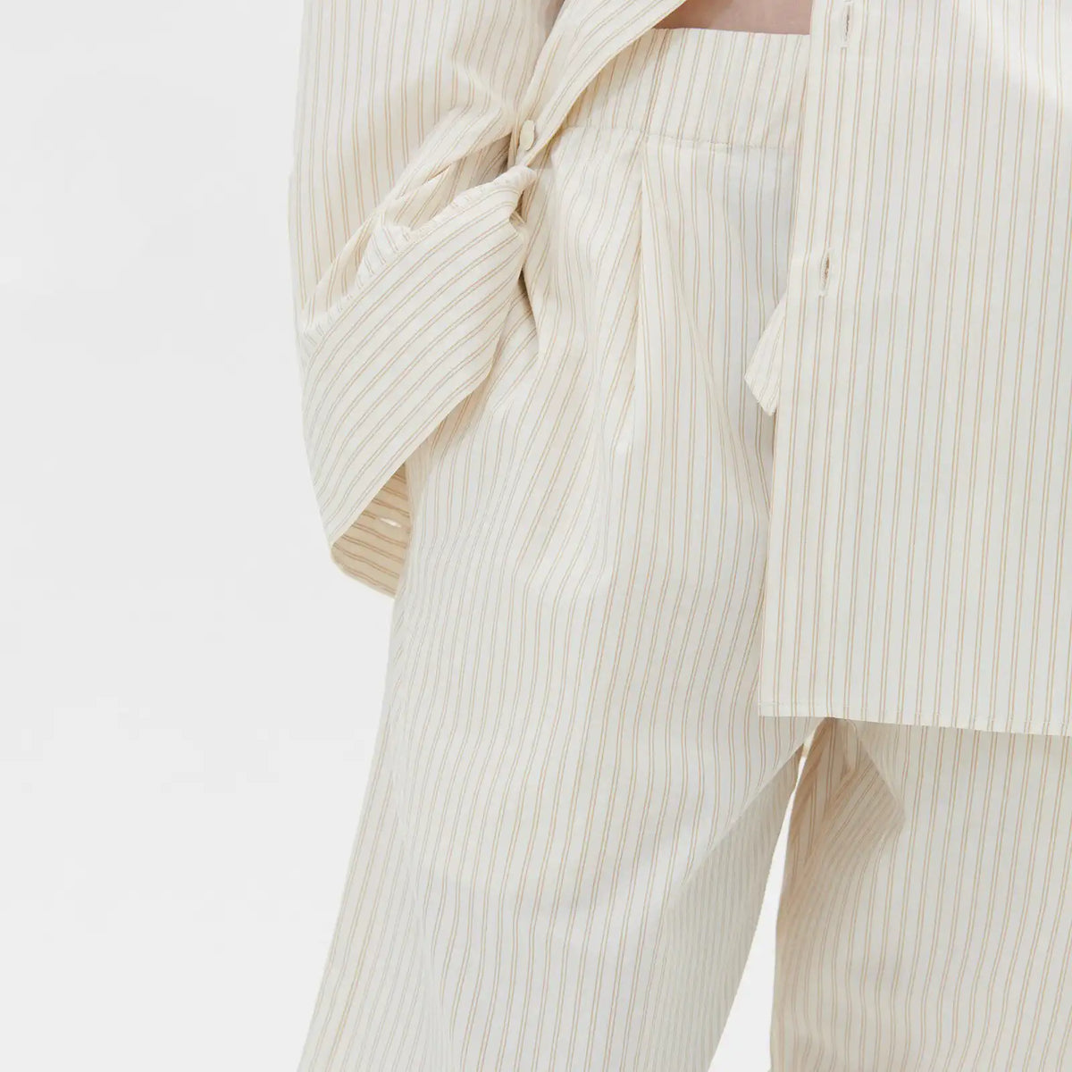 Tekla Pants Wheat Stripes