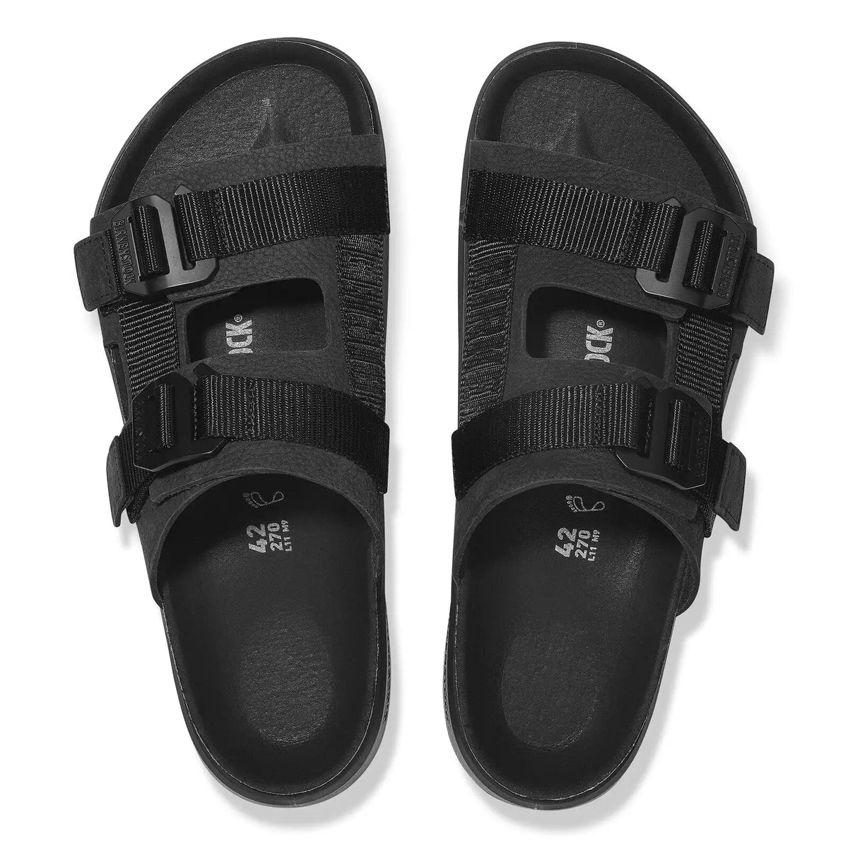 Shinjuku 2 Strap Natural Leather/Textile Black