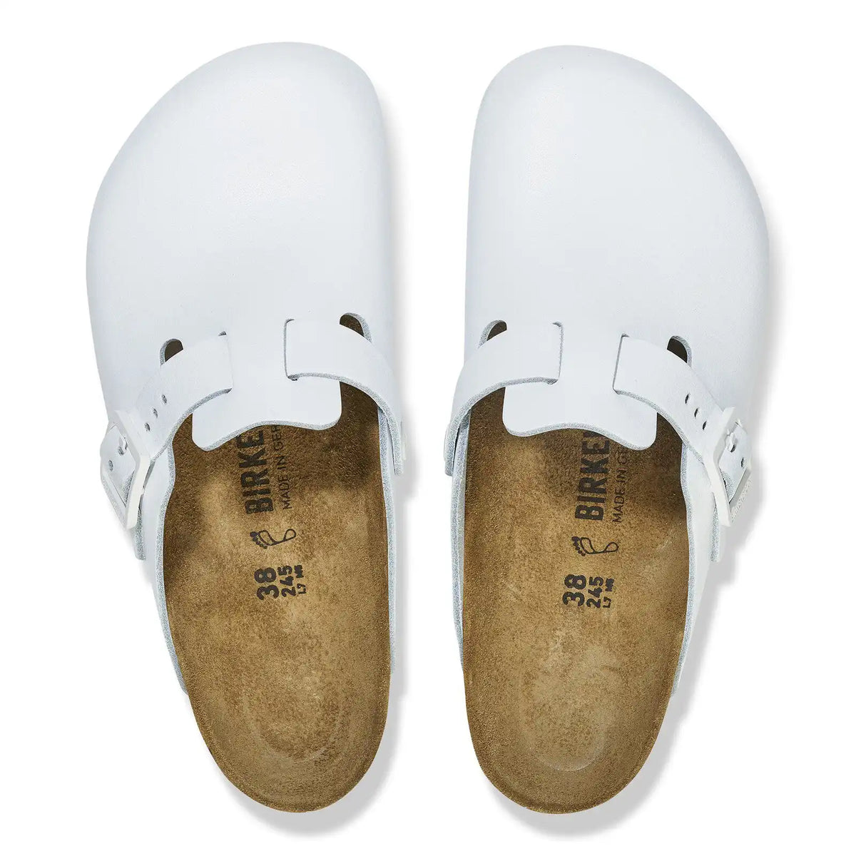 Boston Pro Natural Leather White