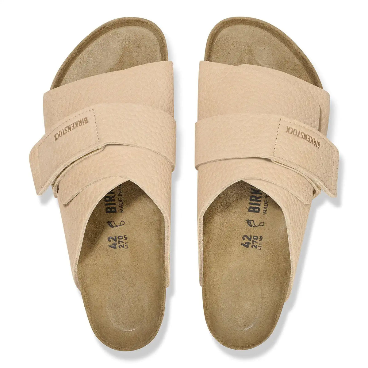 Kyoto Nubuck Leather Desert Buck New Beige