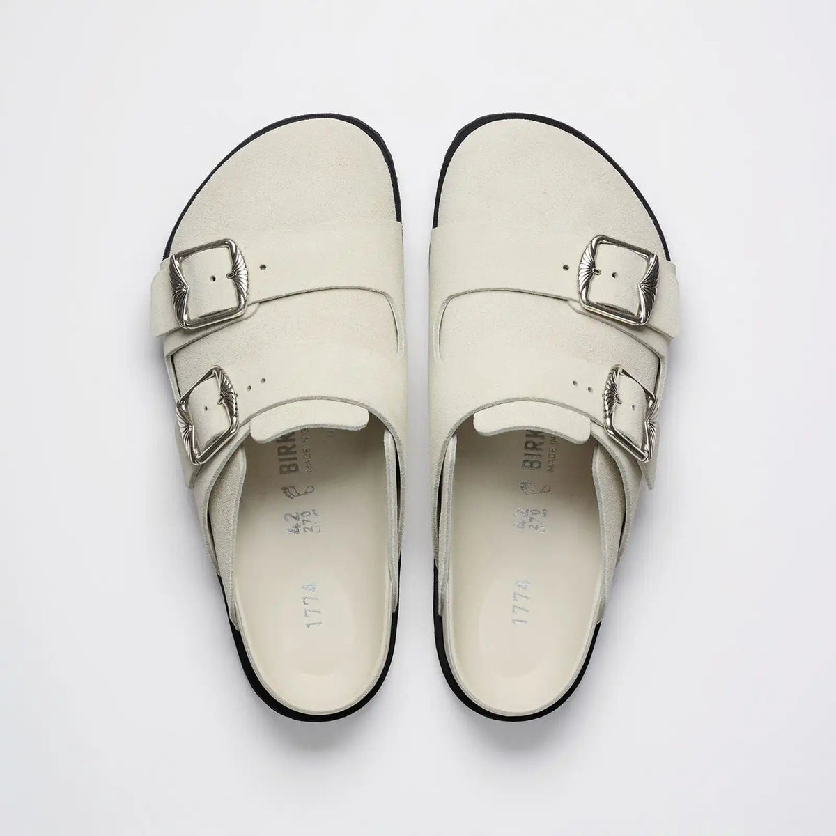 1774 222 West Suede Suede Leather Cream