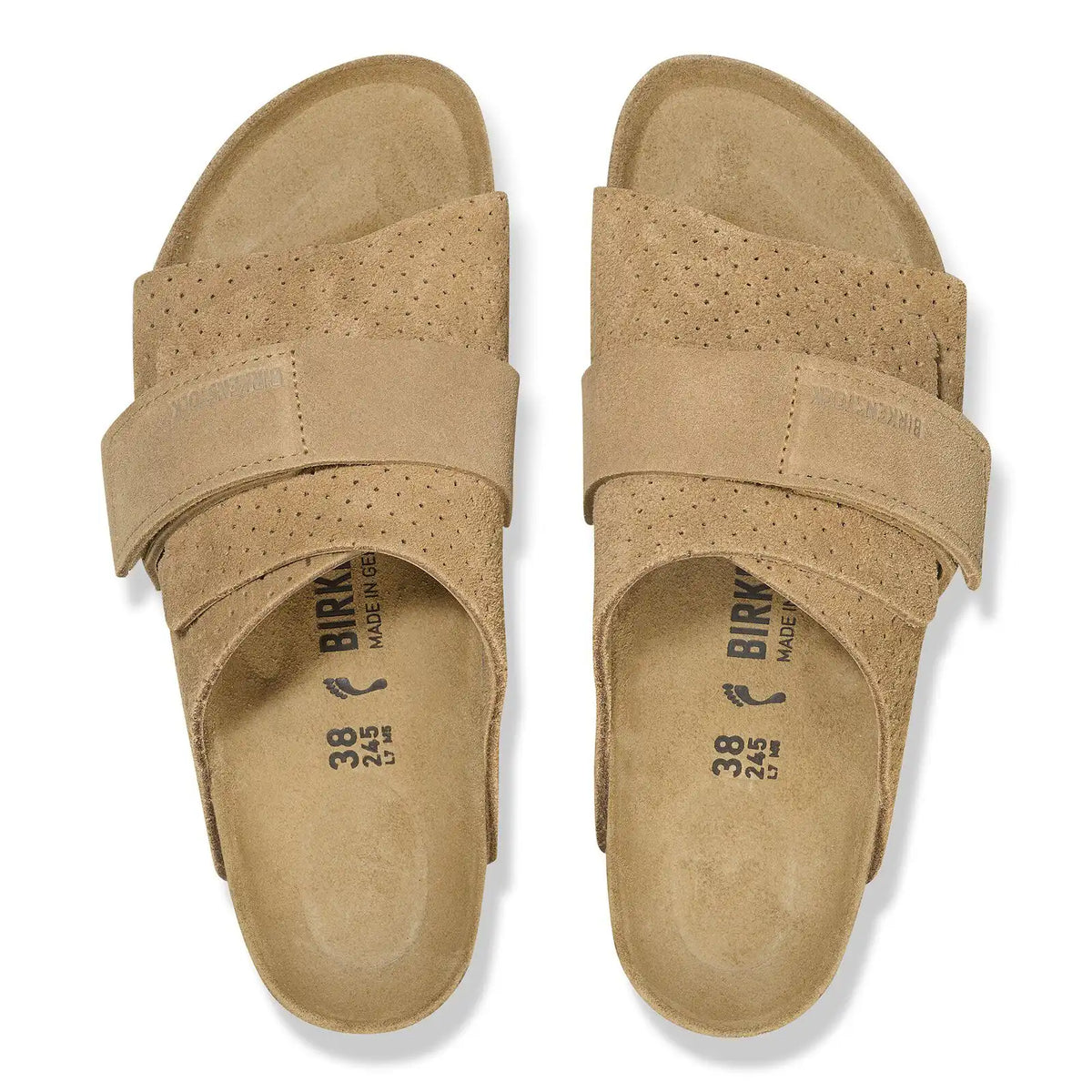 Kyoto Suede Leather Embossed New Beige