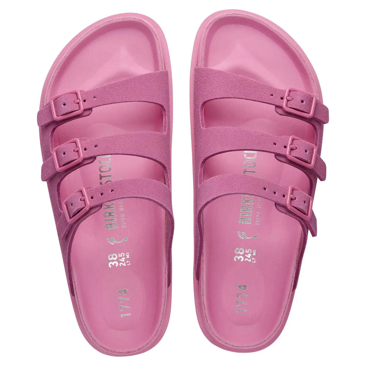 1774 III Florida Suede Leather Azalea Pink