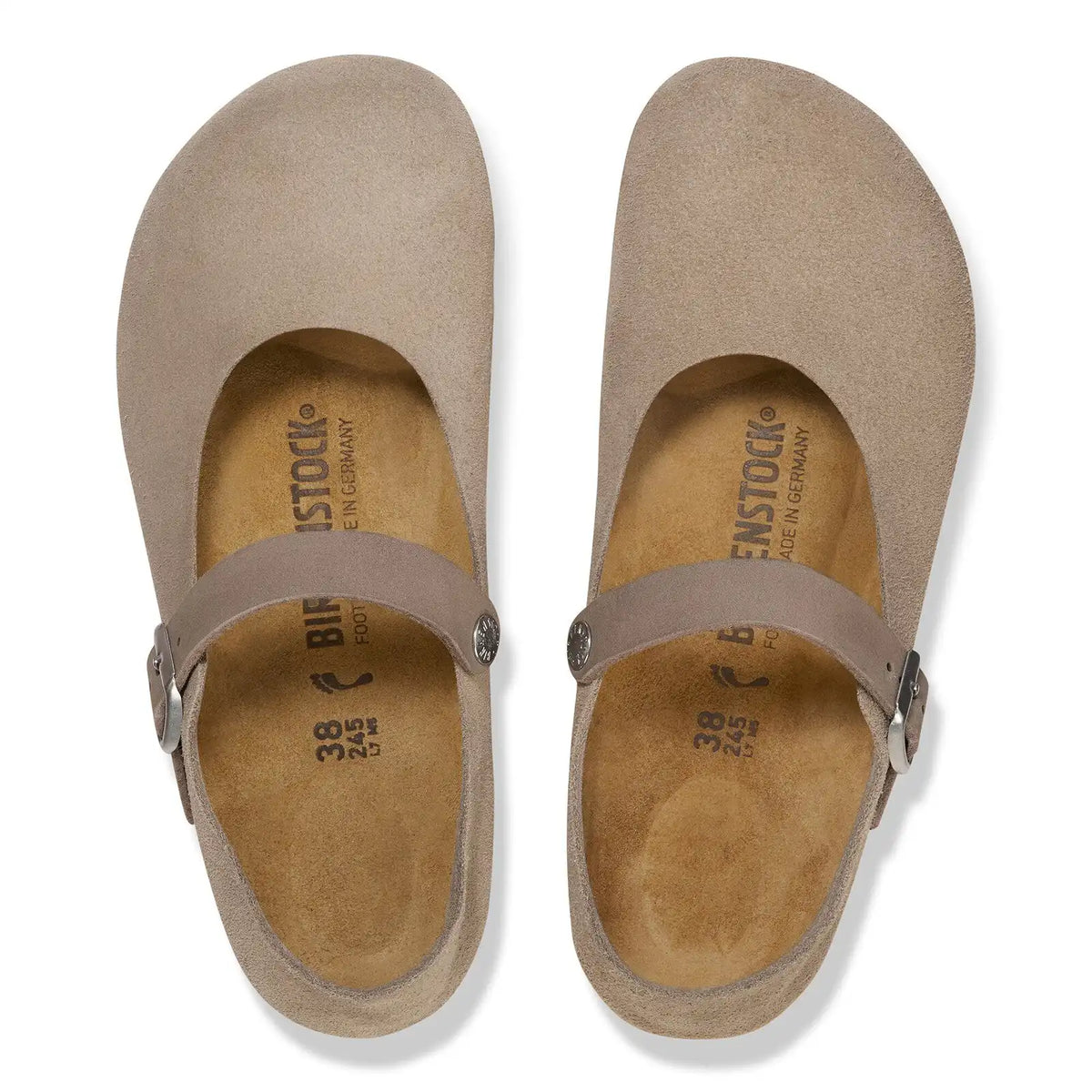 Mantova Suede Leather Taupe