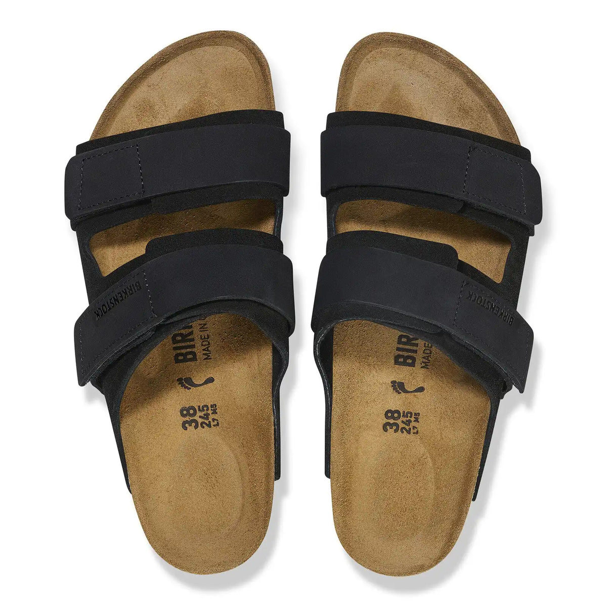 Uji Nubuck Leather/Suede Black