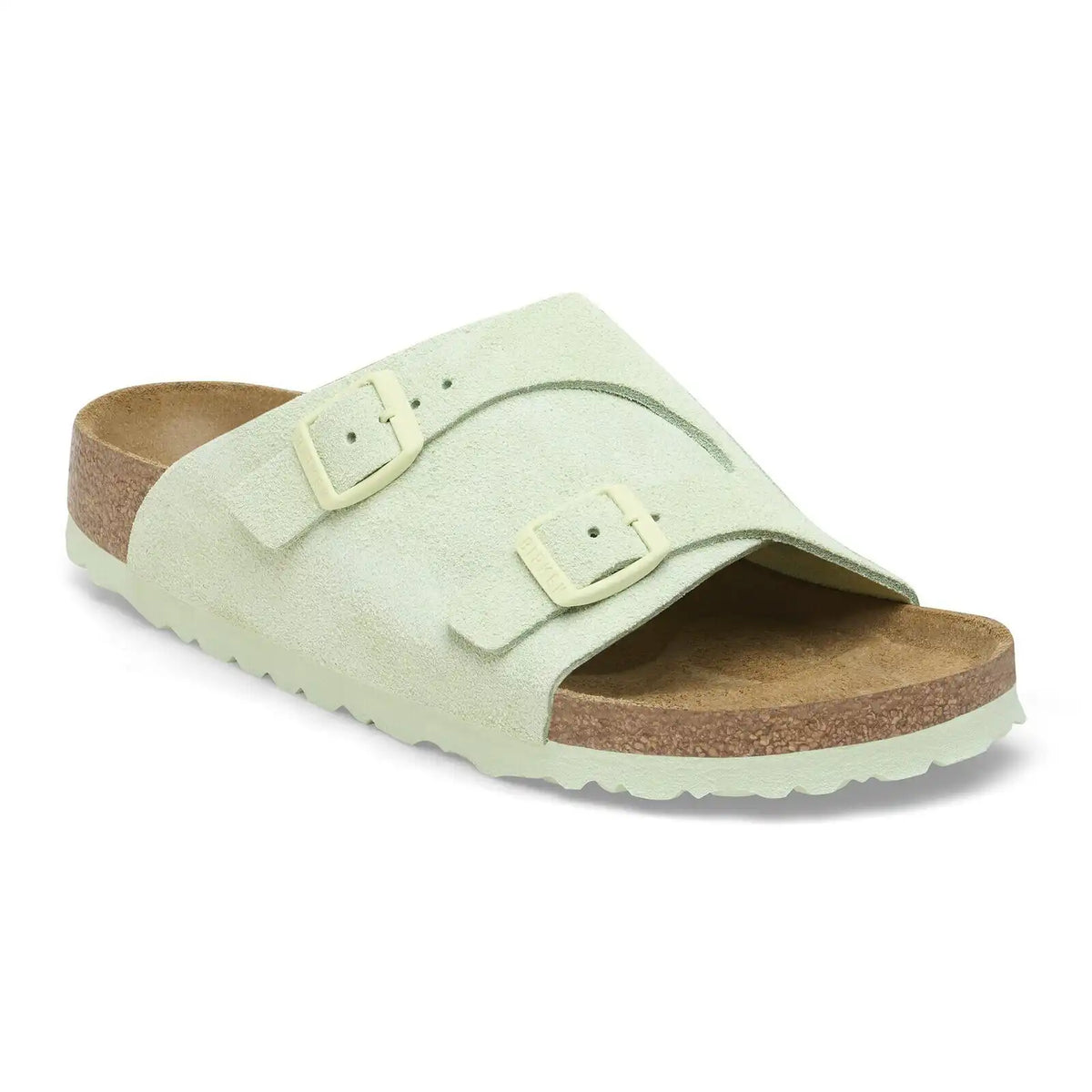 Zürich Suede Leather Faded Lime