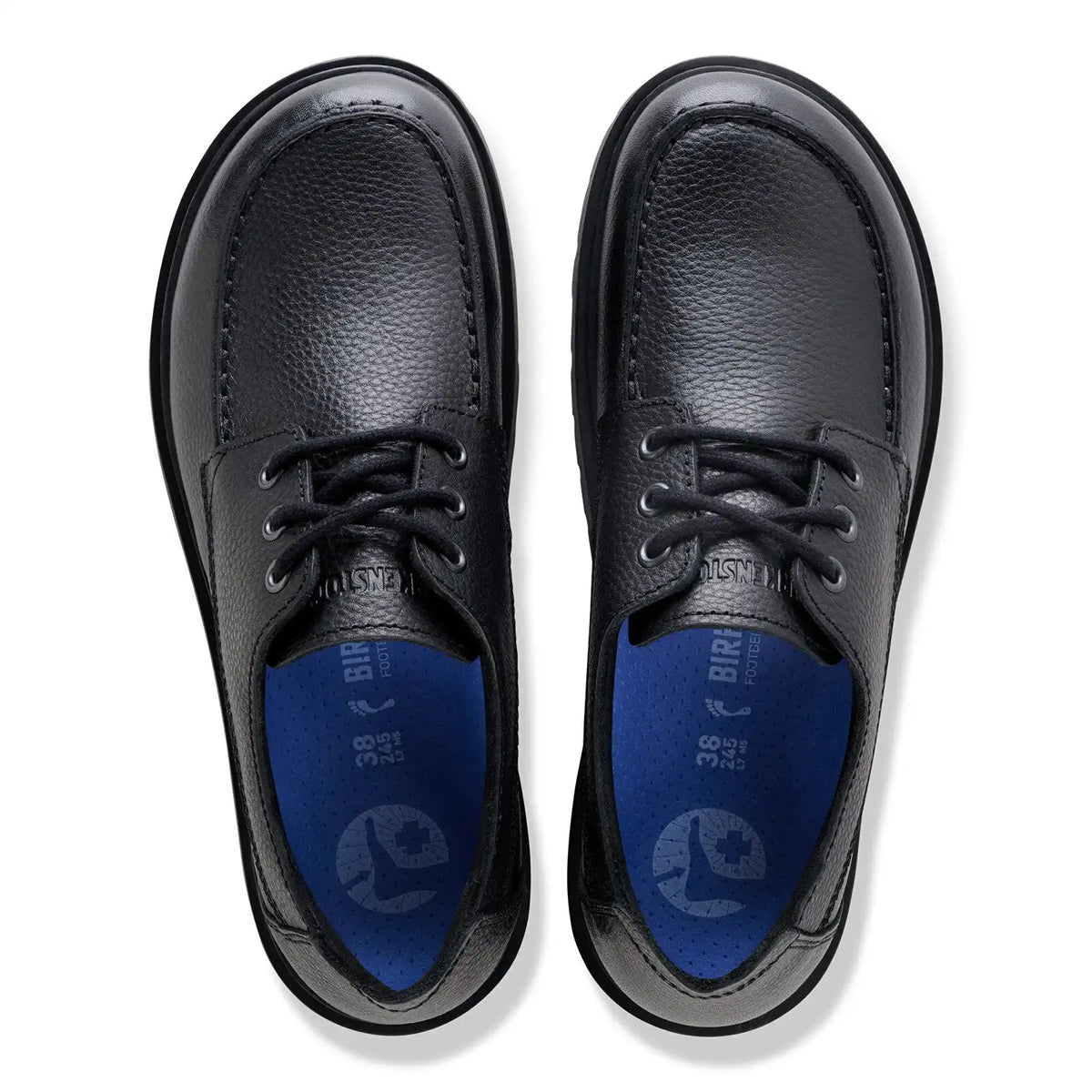 Highwood Moc Lace Low Natural Leather Black
