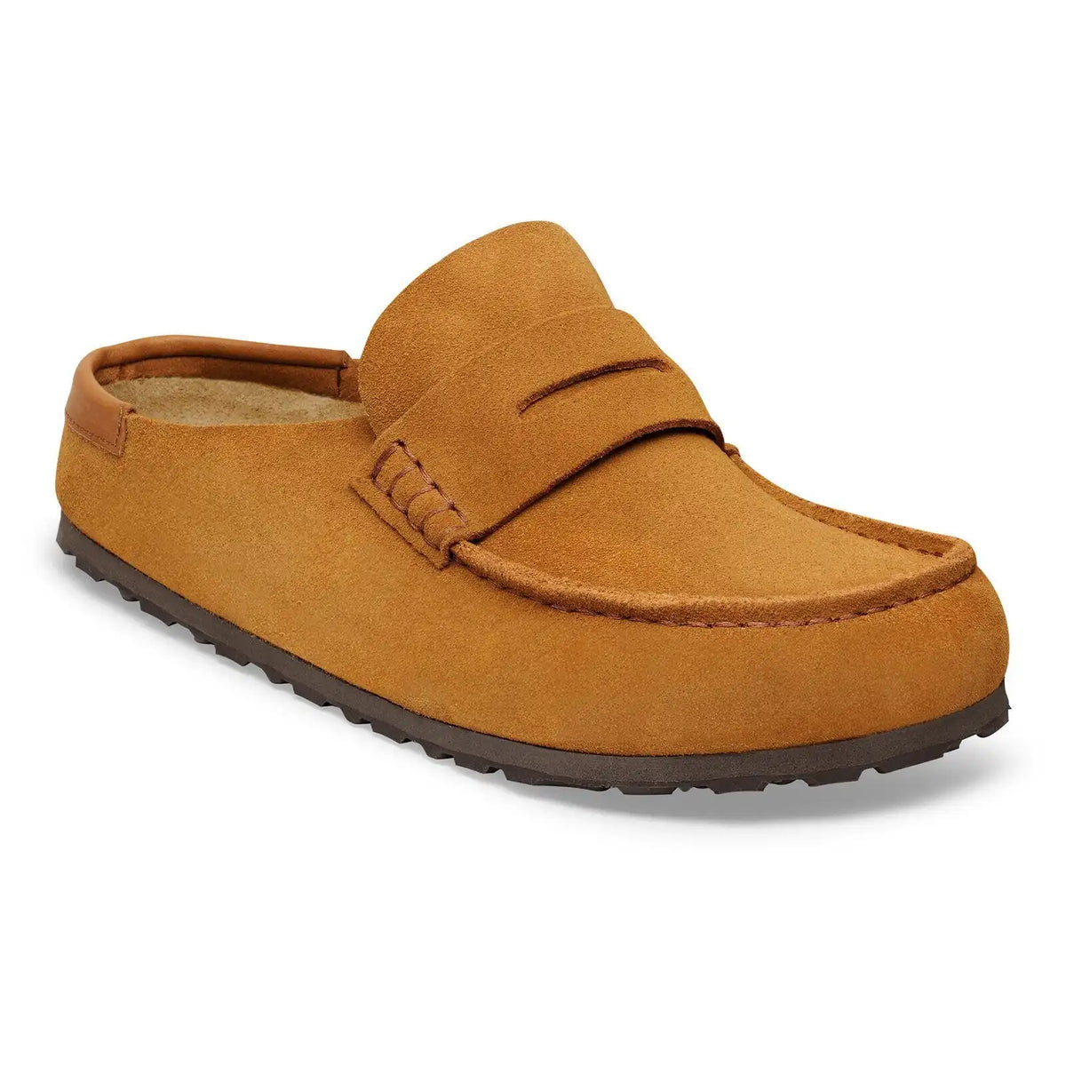 Naples Wrapped Suede Leather Nubuck Mink