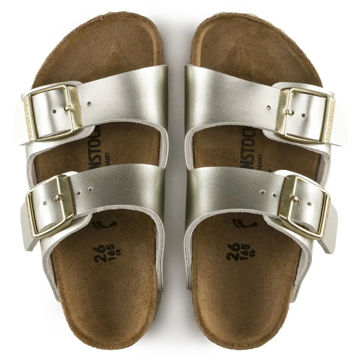 Arizona Kids Birko-Flor Electric Metallic Gold