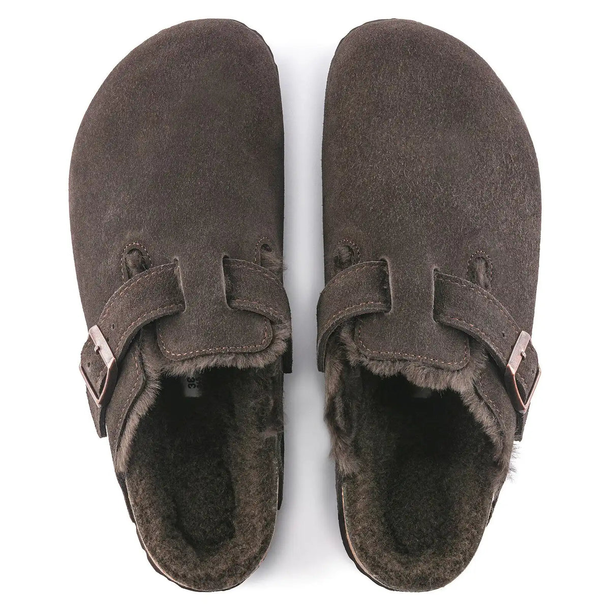 Boston Shearling Suede Leather Mocha