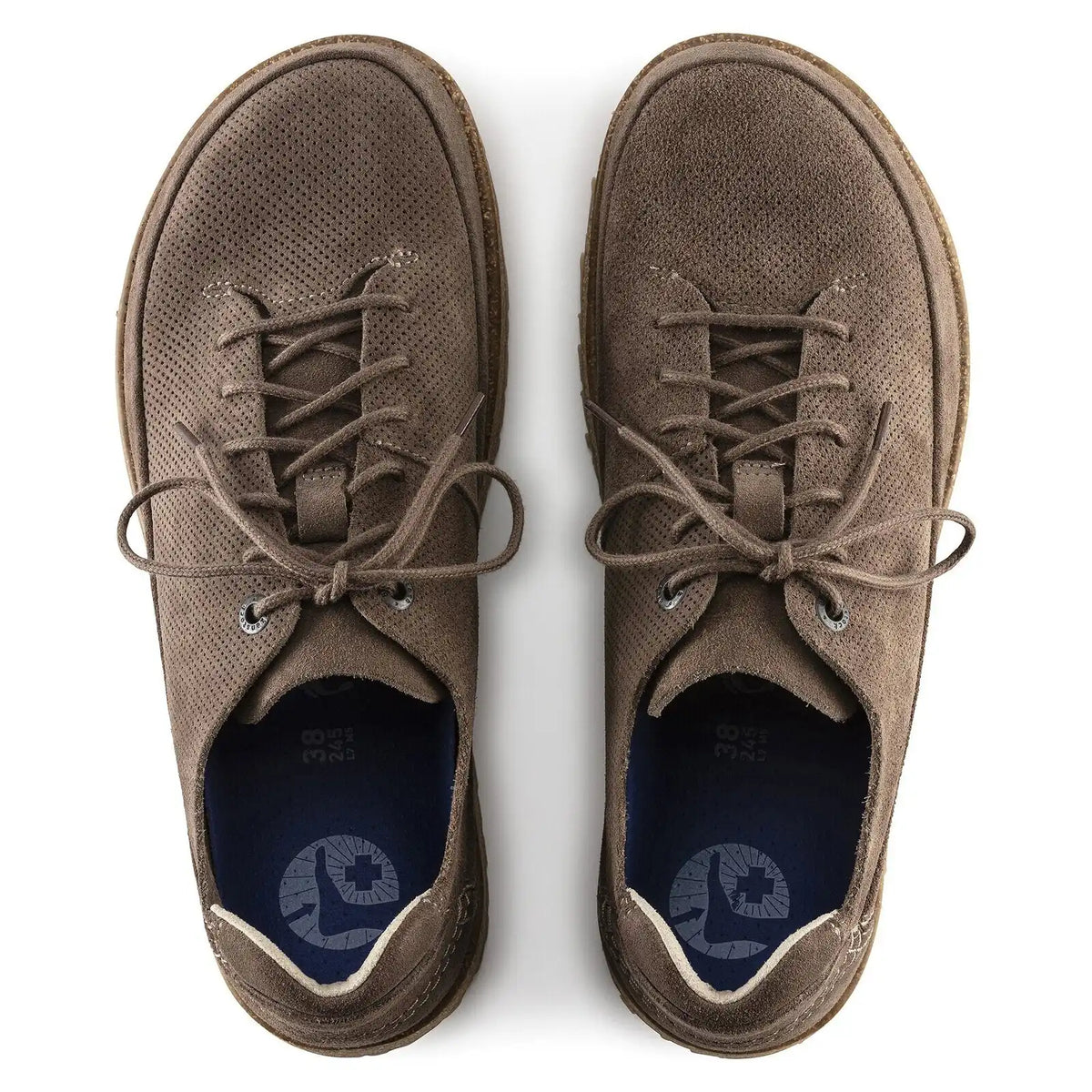 Honnef Light Suede Leather Gray Taupe