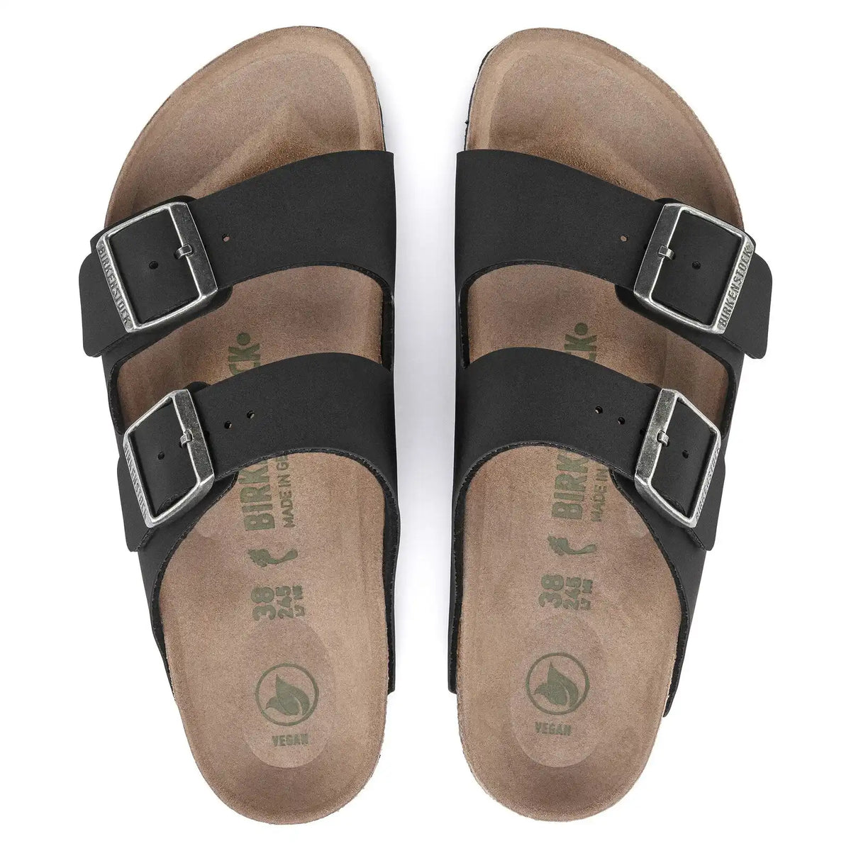 Arizona Vegan Birko-Flor Nubuck Black
