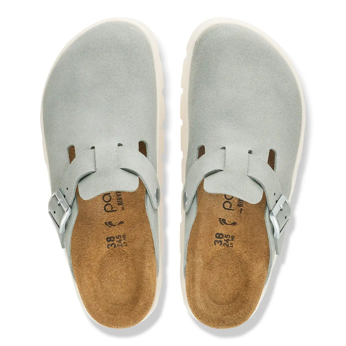 Boston Chunky Suede Leather Pure Sage