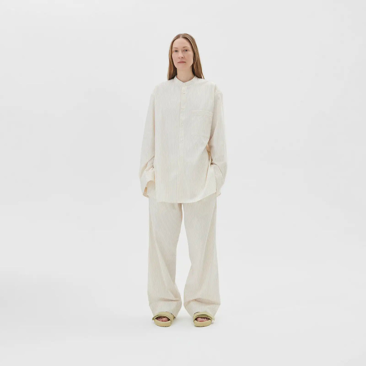 Tekla Pants Wheat Stripes