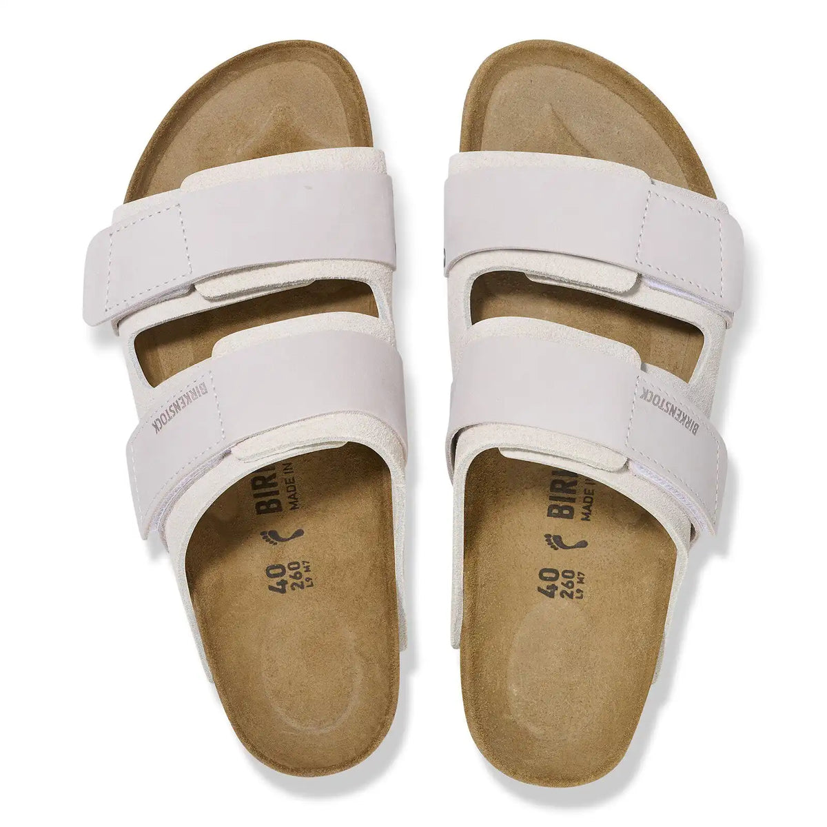 Uji Nubuck Leather/Suede Antique White