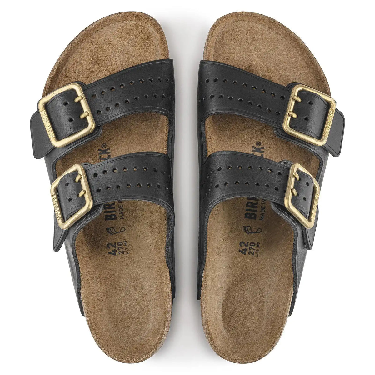 Arizona Bold Natural Leather Black