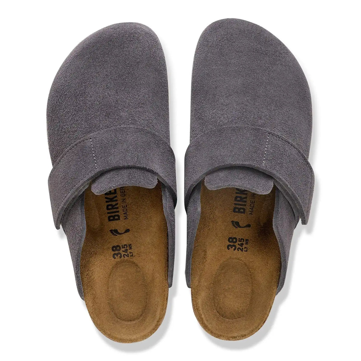 Loma Suede Leather Charcoal