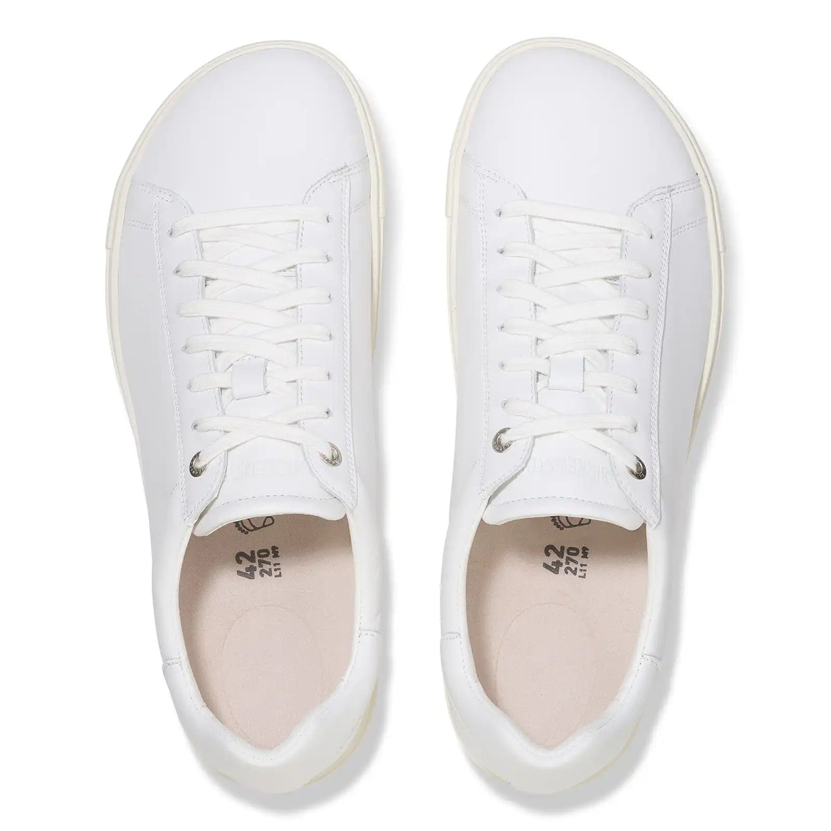 Bend Low Natural Leather White