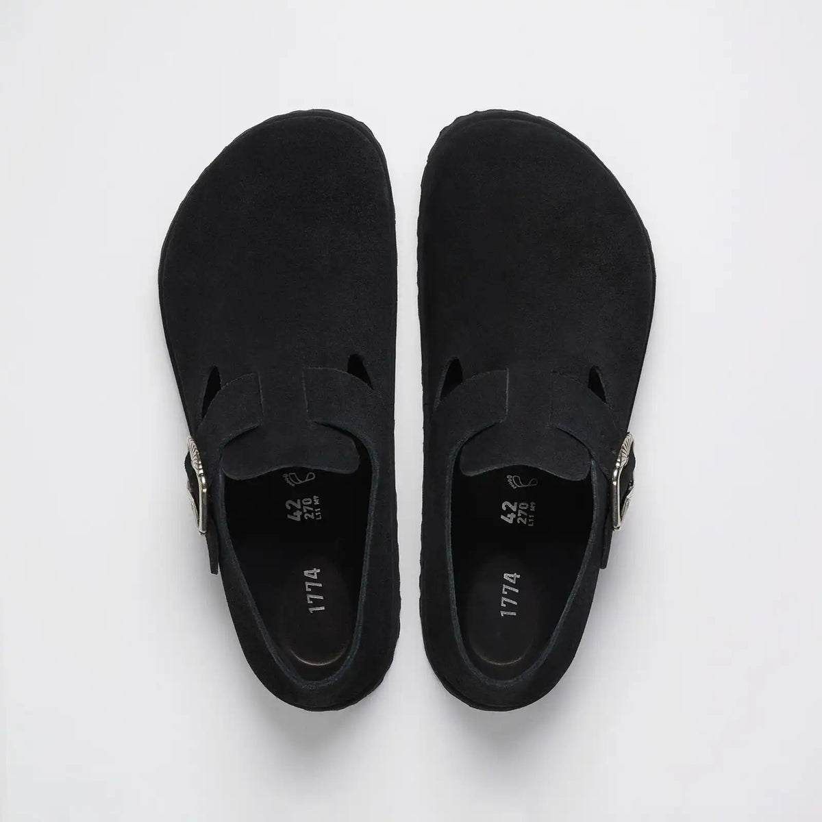 1774 London Suede Suede Leather Black
