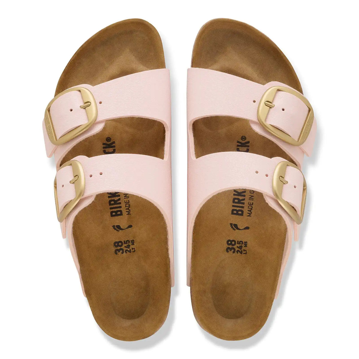 Arizona Big Buckle Birko-Flor Nubuck Light Rose