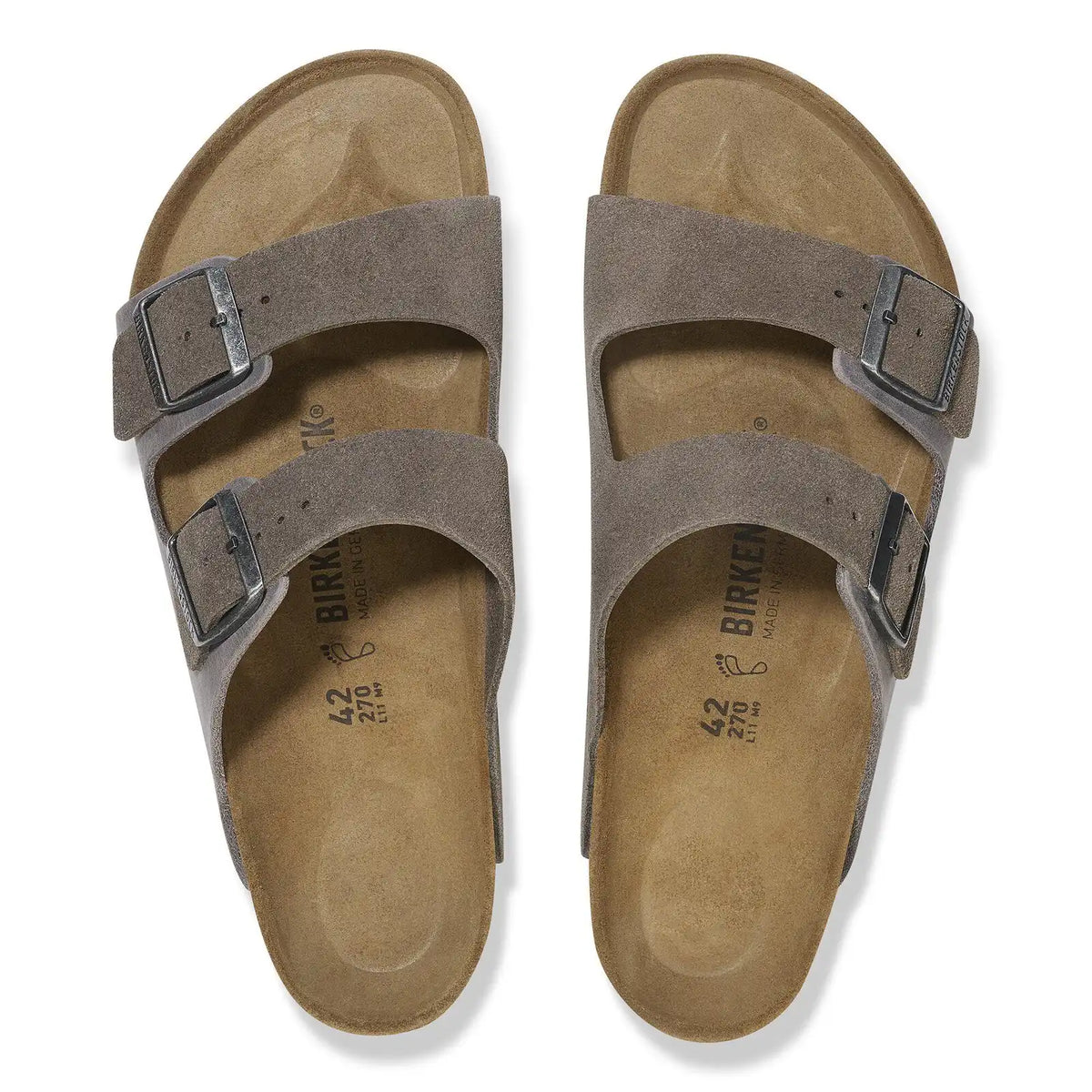 Arizona Mixed Leather Concrete Gray