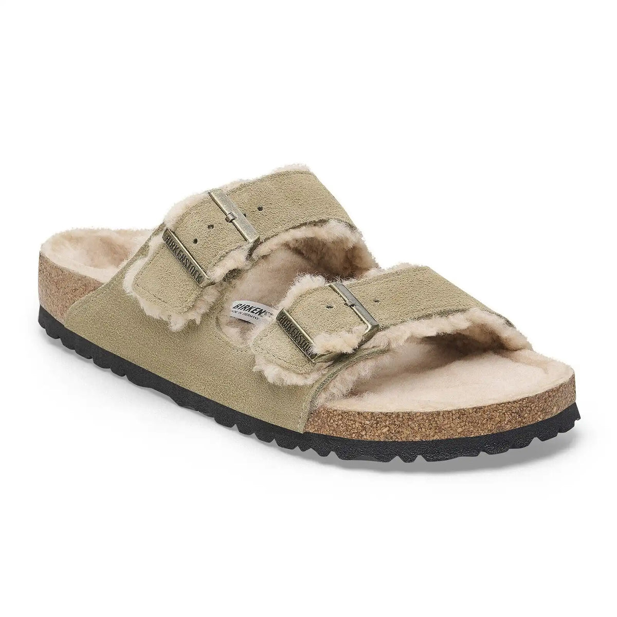 Arizona Shearling Suede Leather Taupe