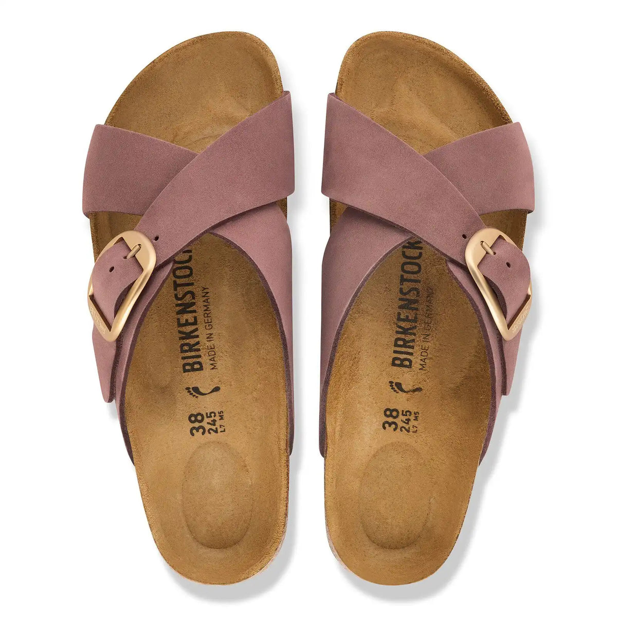 Siena Big Buckle Nubuck Leather Pepper