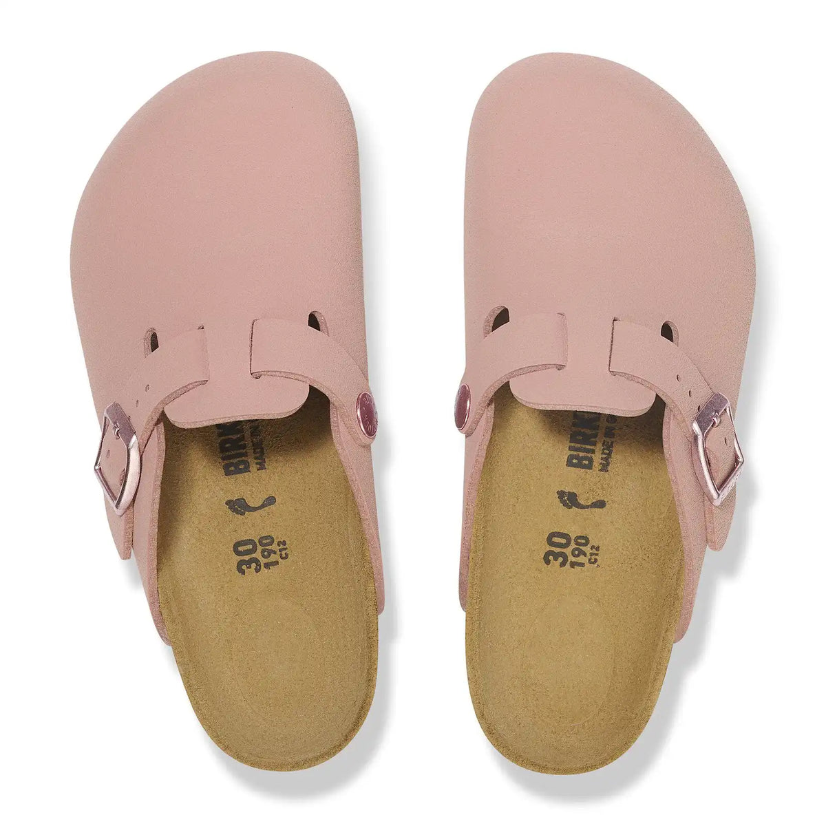 Boston Kids Birko-Flor Nubuck Pink Clay