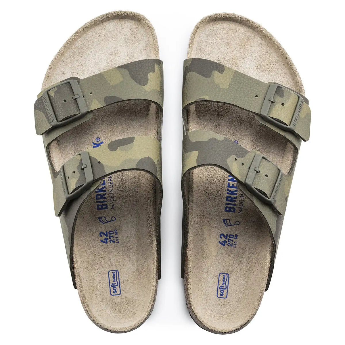 Arizona Soft Footbed Birko-Flor Desert Soil Camo Green
