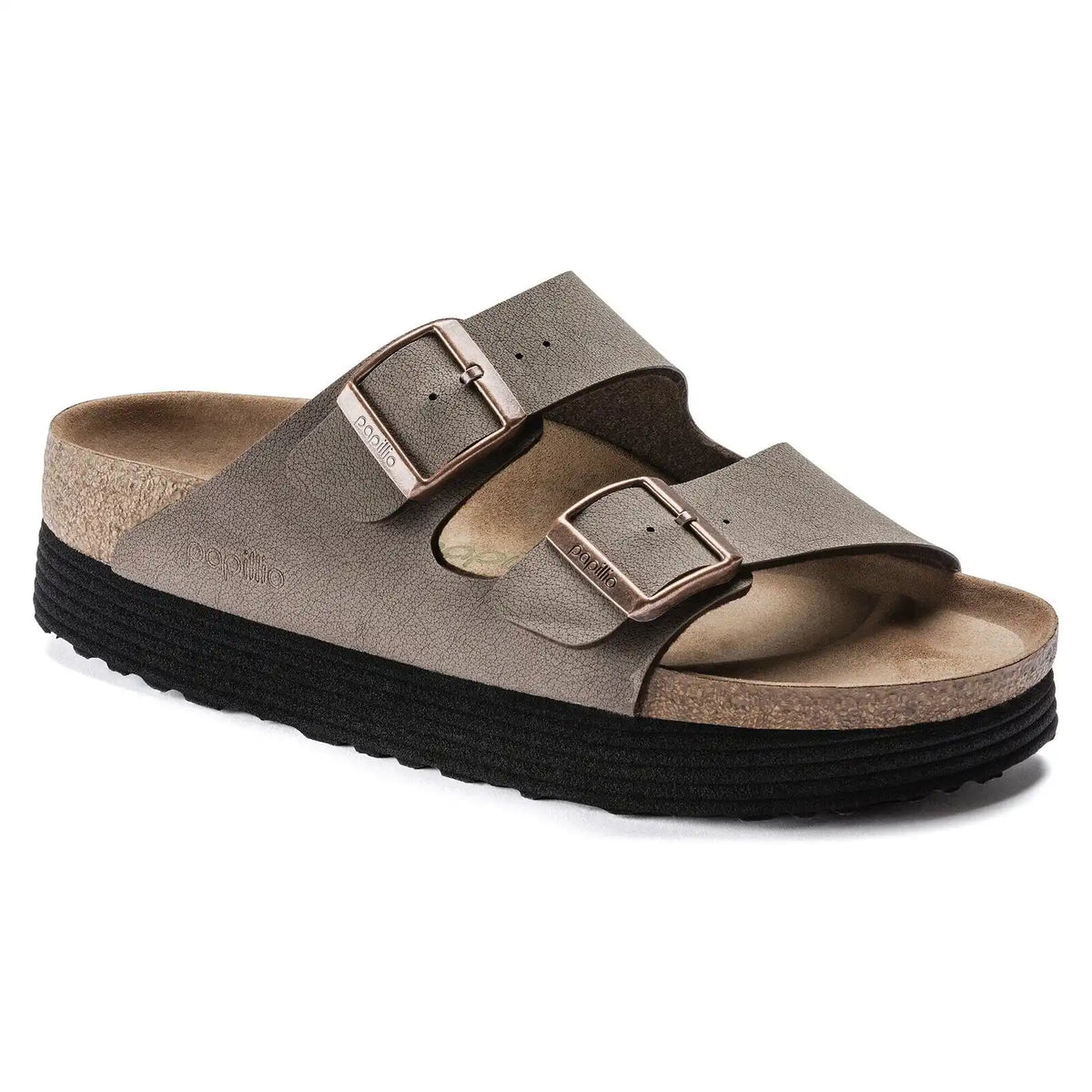 Arizona Platform Vegan Birko-Flor Nubuck Mocha