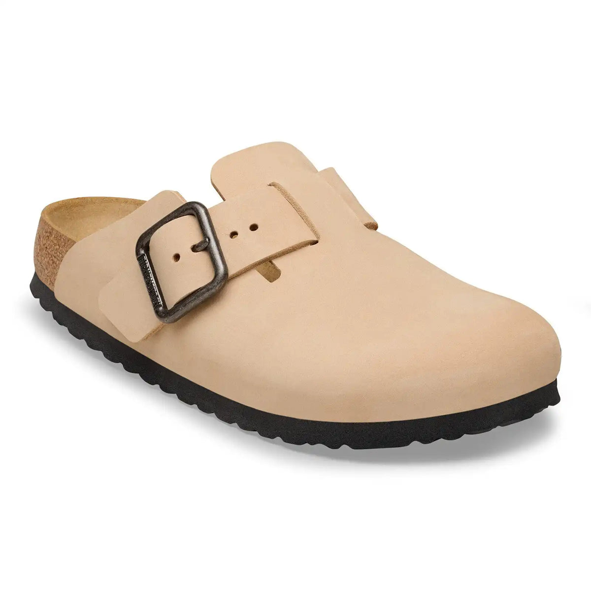 Boston Wire Buckle Nubuck Leather Sandcastle