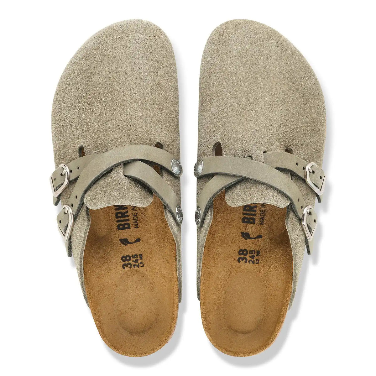 Blair Suede Leather Taupe
