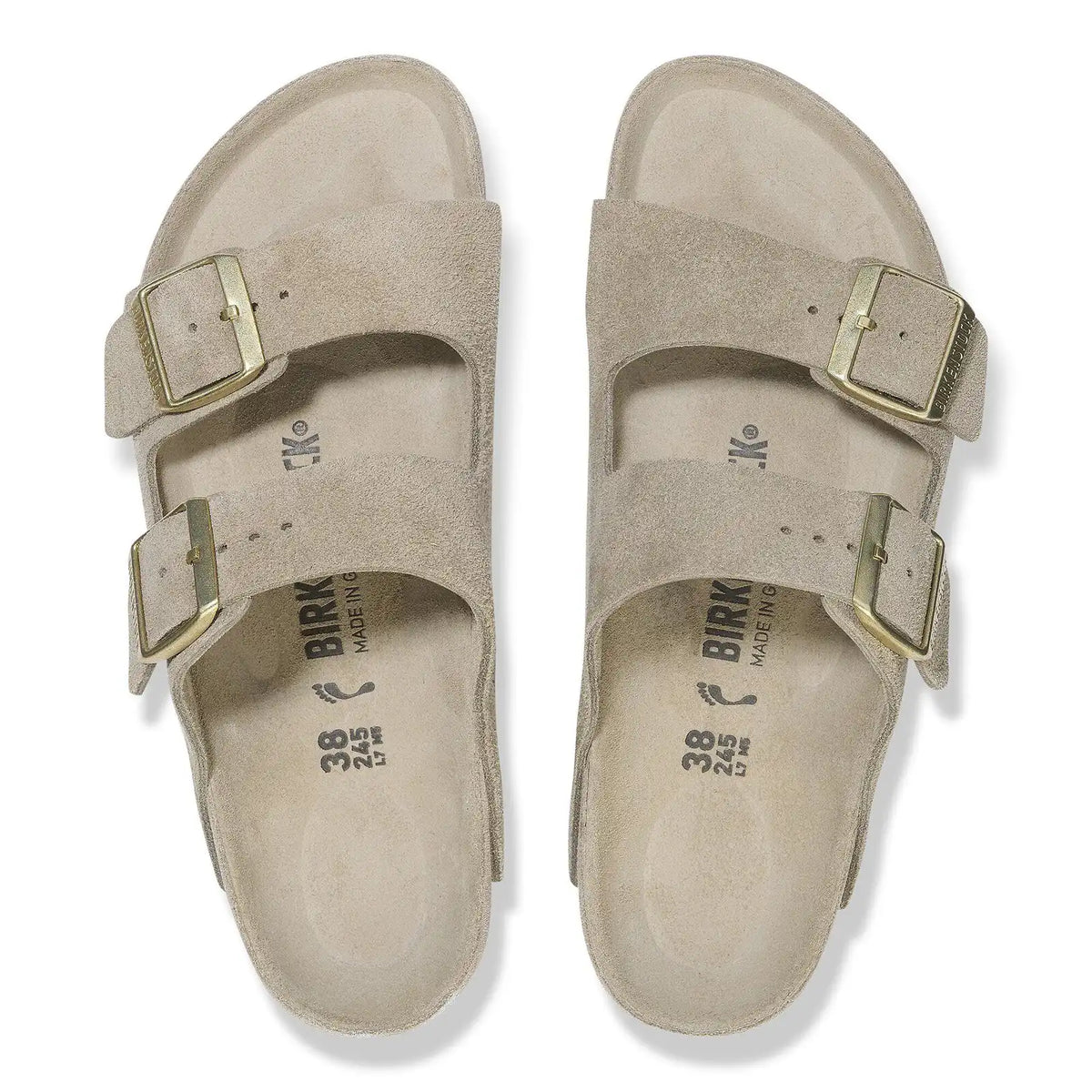 Arizona Suede Leather Taupe