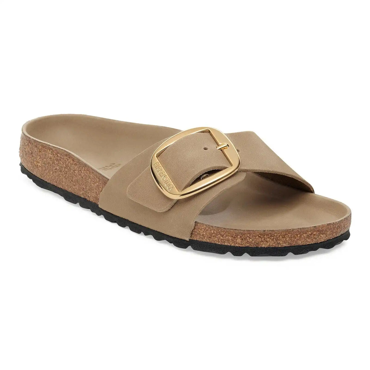 Madrid Big Buckle Natural Leather Oiled Tobacco Brown