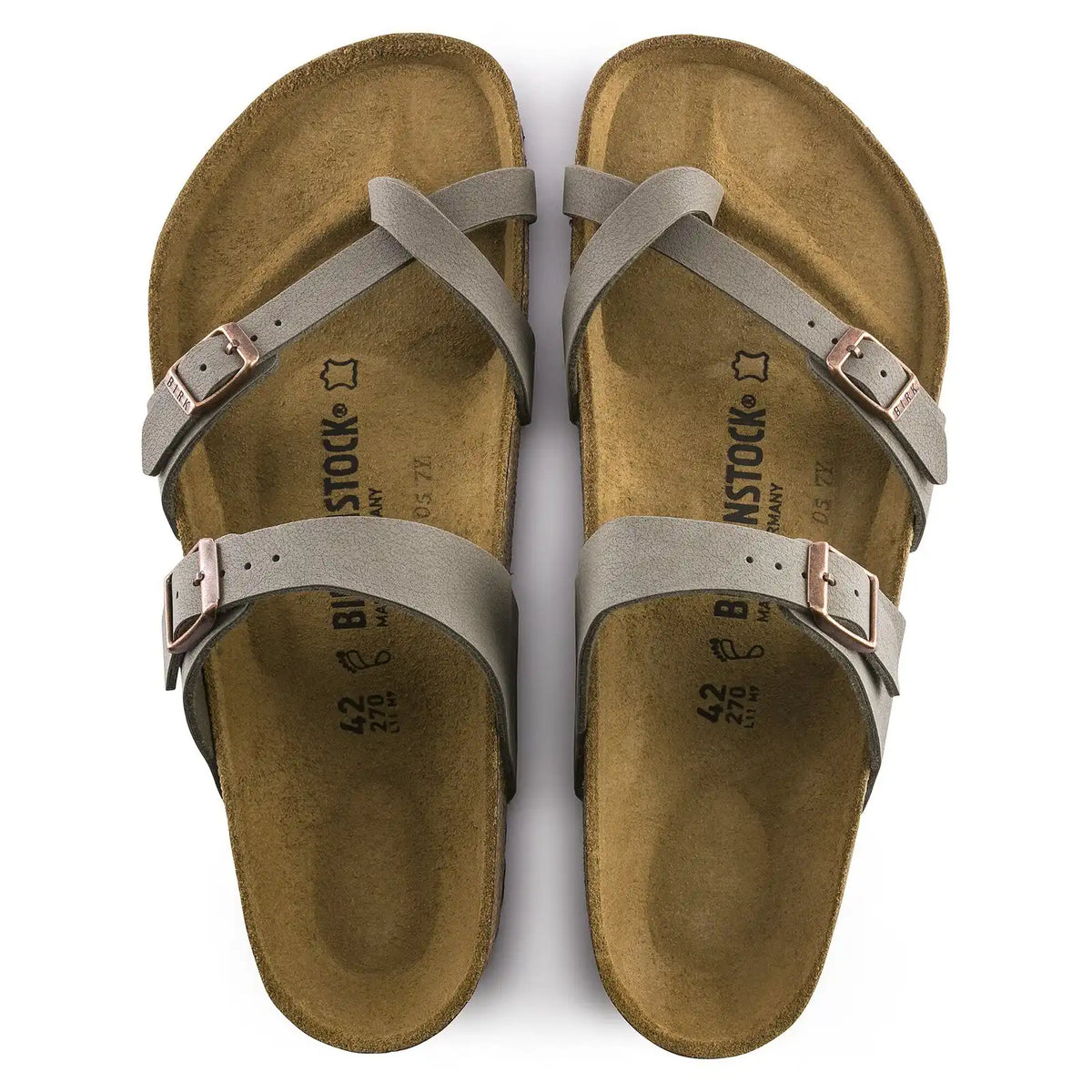 Mayari Birko-Flor Nubuck Stone