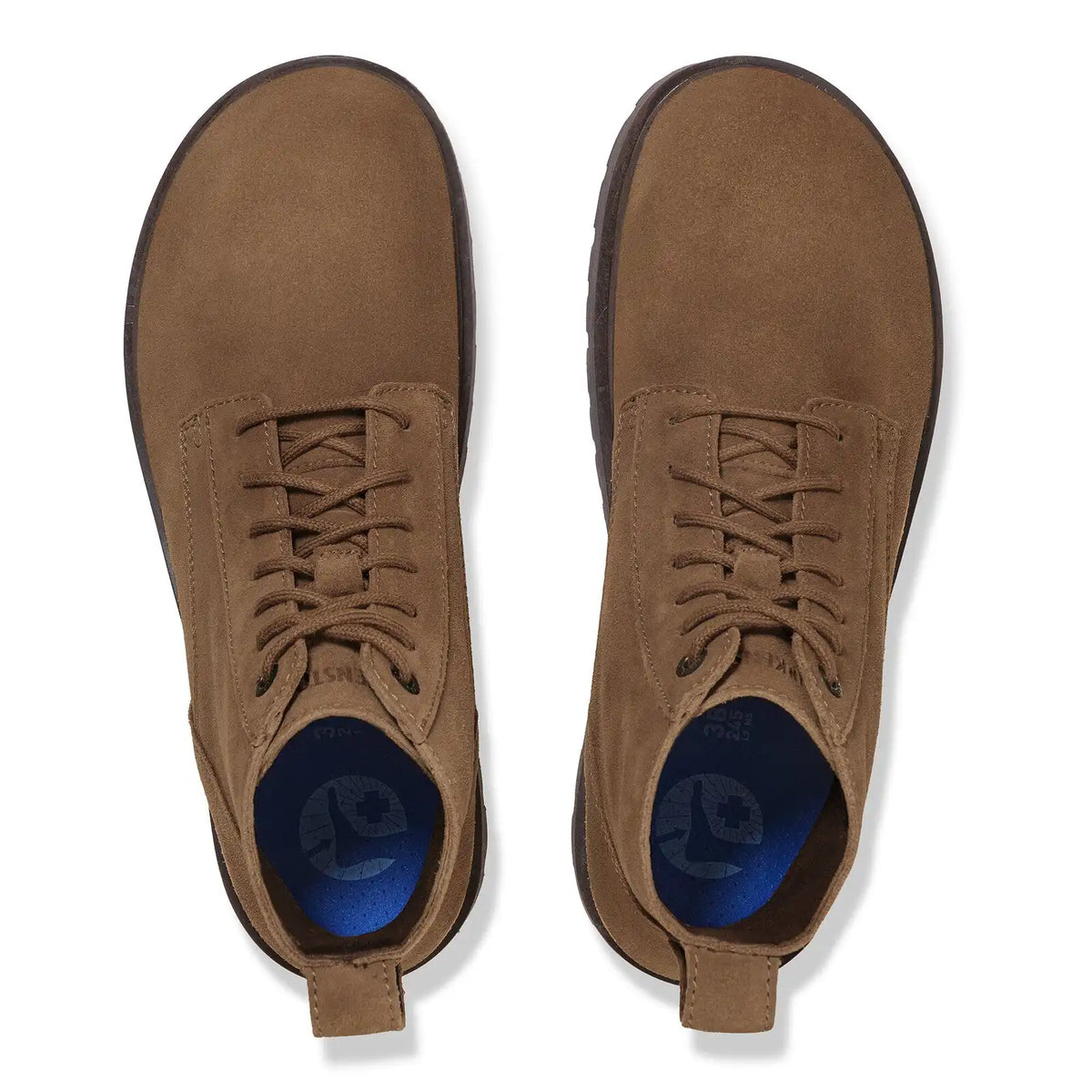 Highwood Lace Mid Women Suede Leather Dark Tea