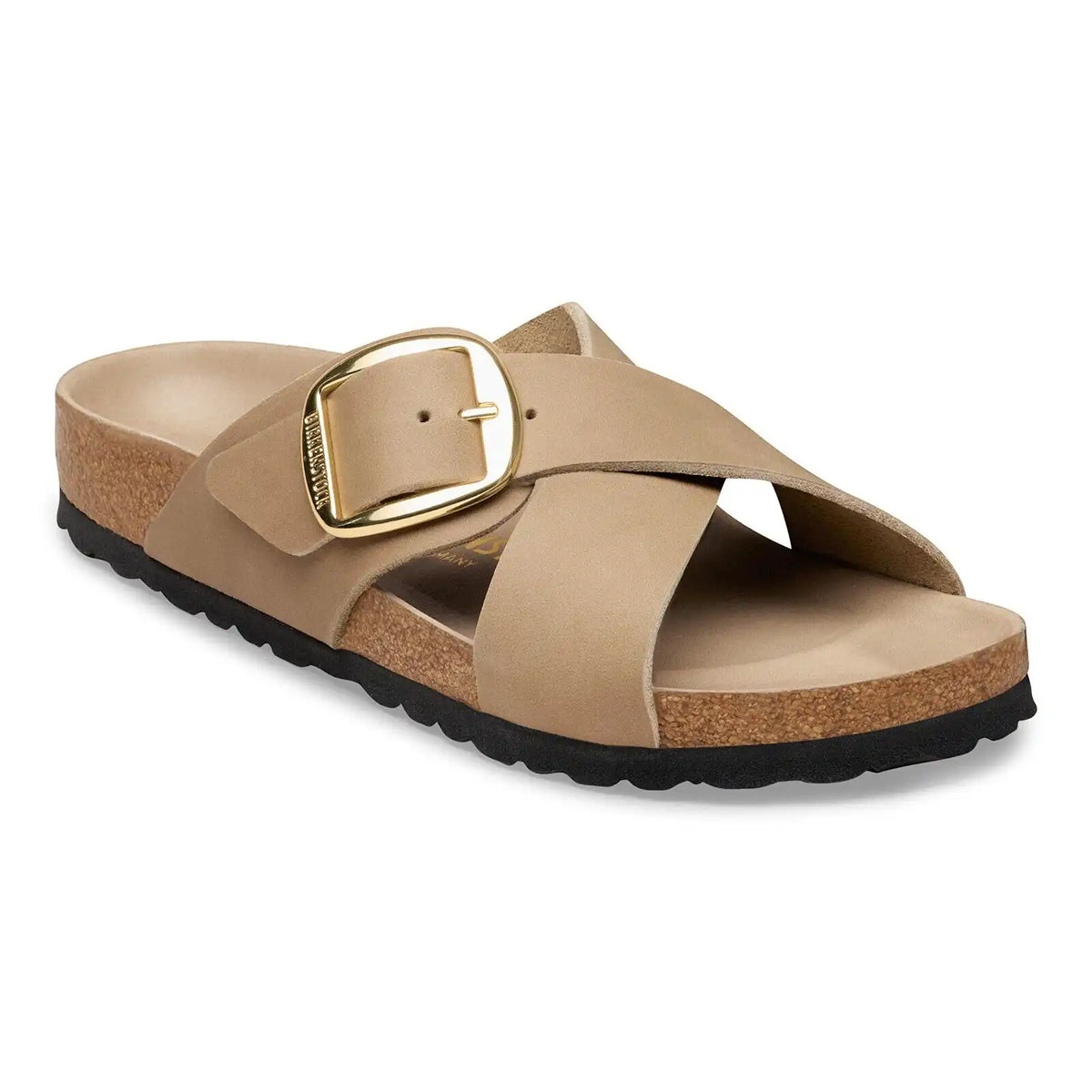 Siena Big Buckle Natural Leather Oiled Tobacco Brown