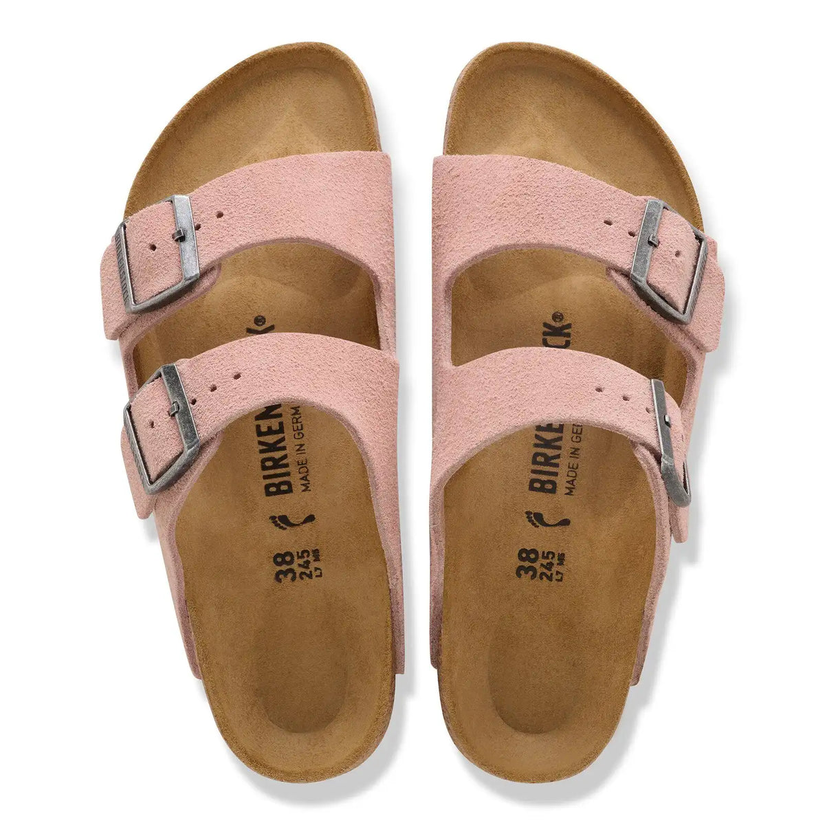 Arizona Suede Leather Pink Clay