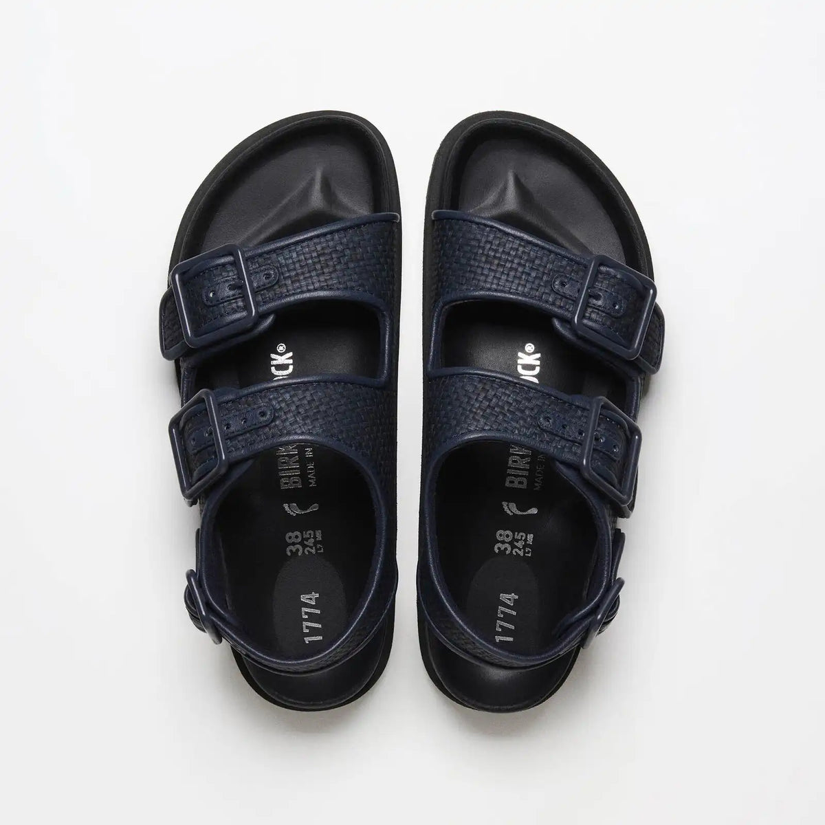 1774 Milano Raffia Mischmaterial Dark Navy