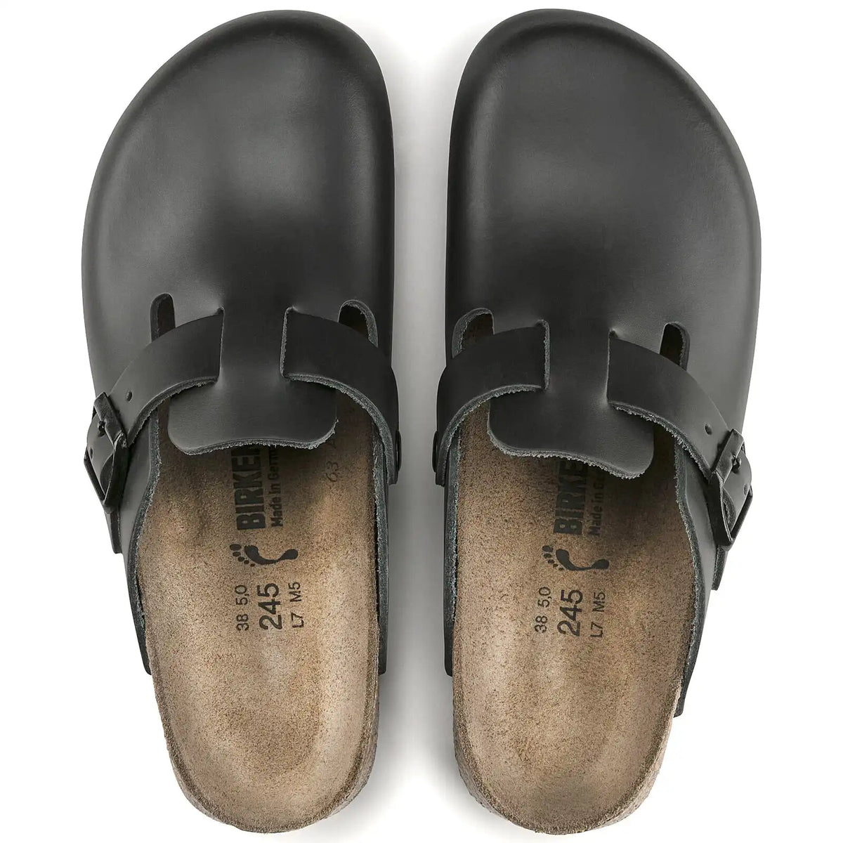 Boston Super Grip Natural Leather Black