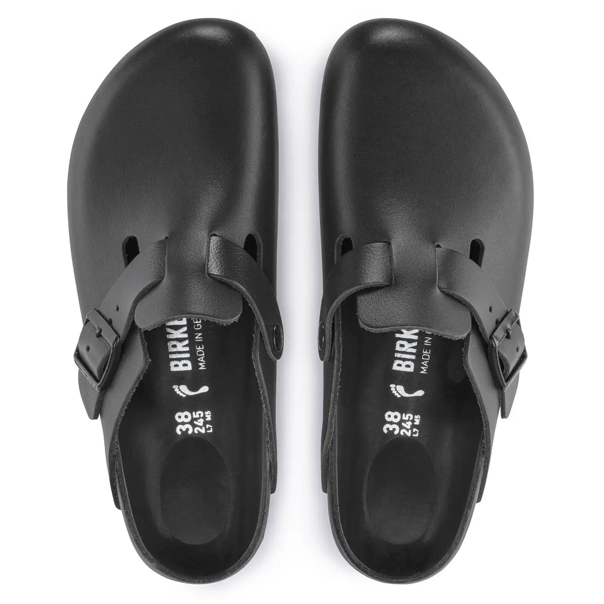 Boston Exquisite Natural Leather Black