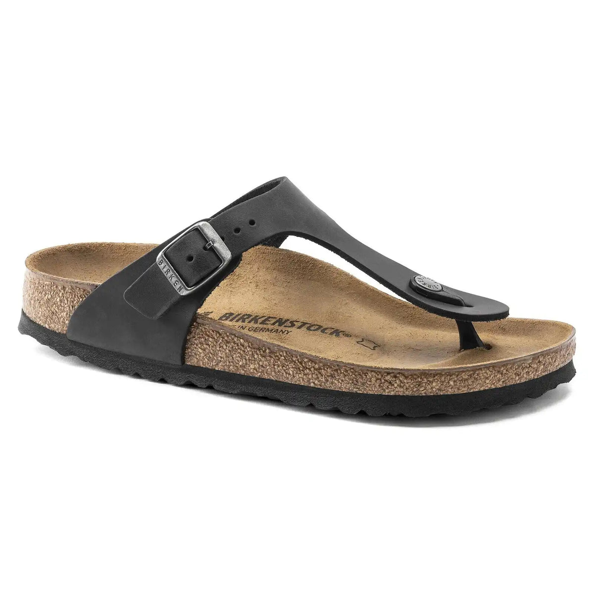 Gizeh Natural Leather Oiled Black