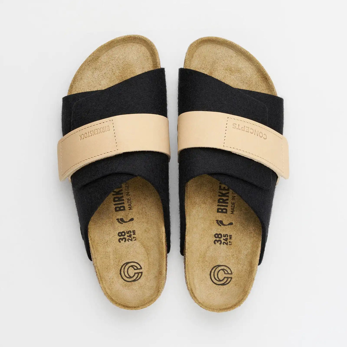 Kyoto Leather/Textile/Felt Black
