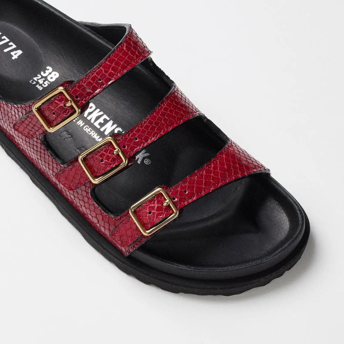 Florida Lined 1774 Natural Leather Red