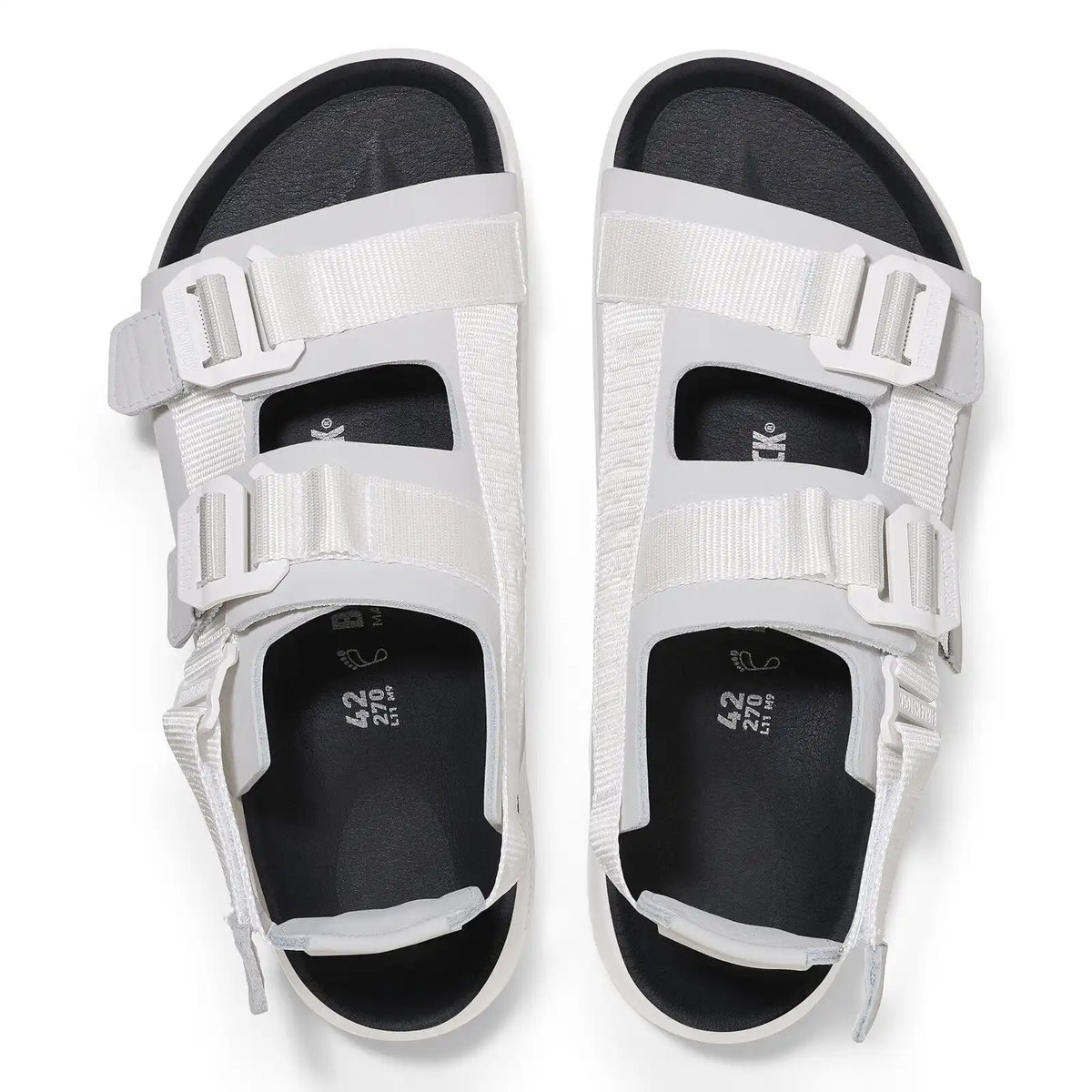 Shinjuku Natural Leather/Textile Antique White