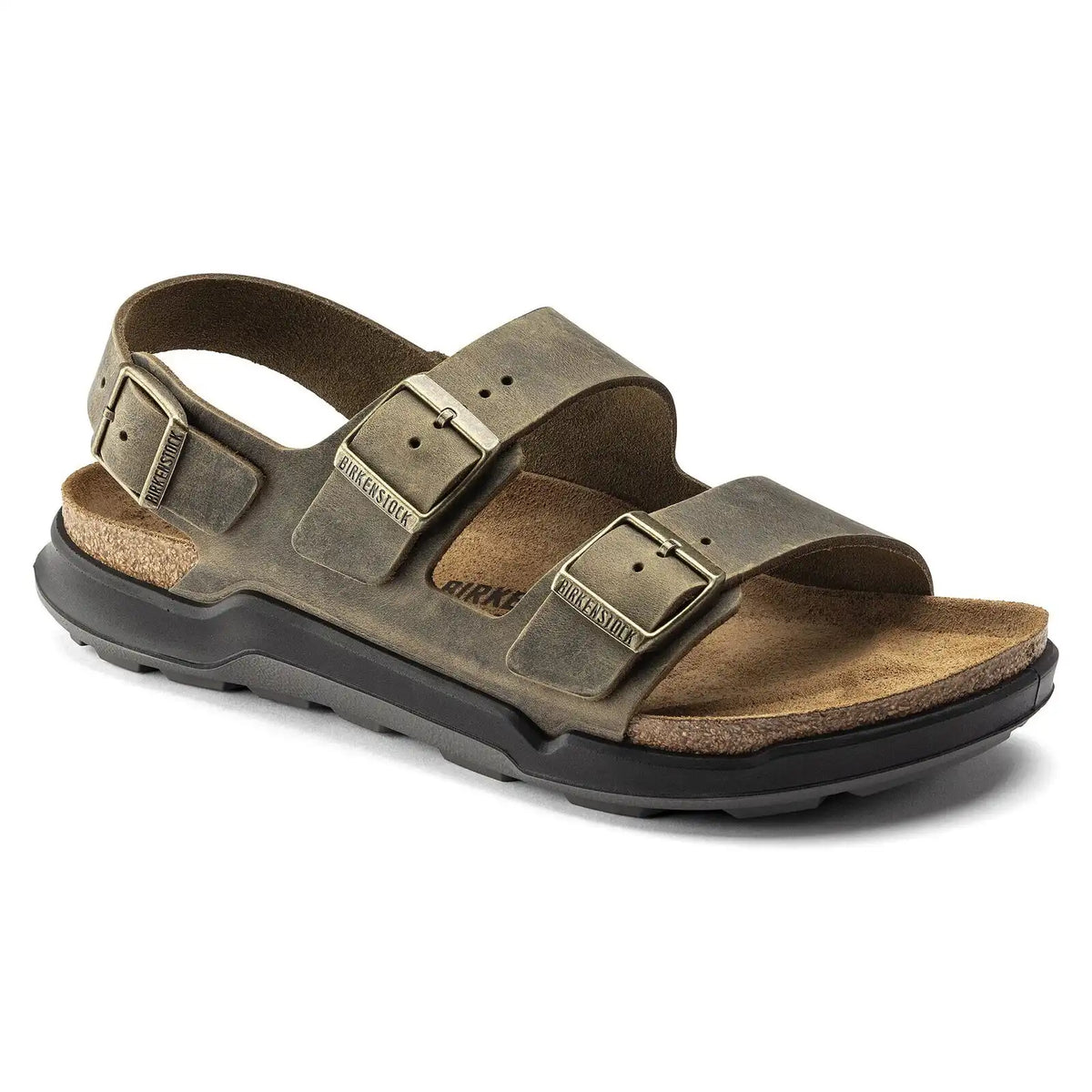 Milano Crosstown Men Waxy Leather Faded Khaki