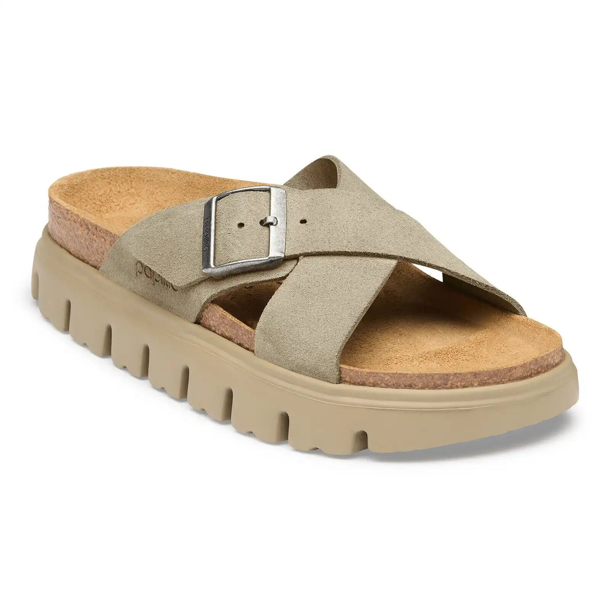 Siena Chunky Suede Leather Taupe